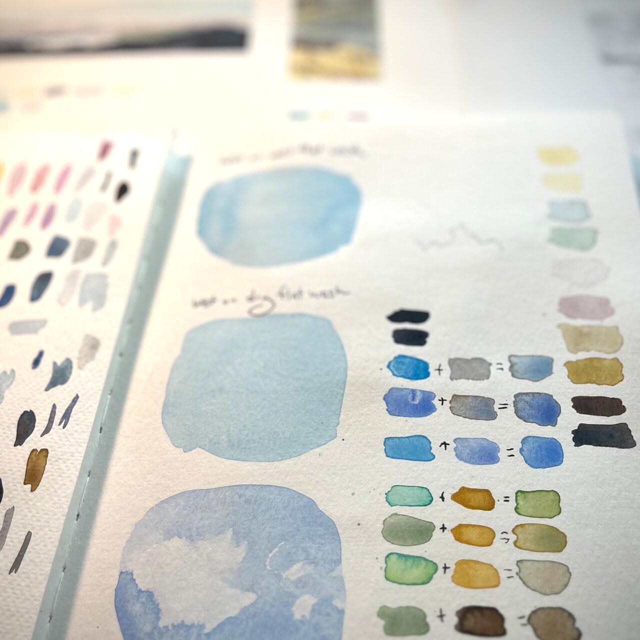 Art in August | Painting Natural Color Stories in Watercolor